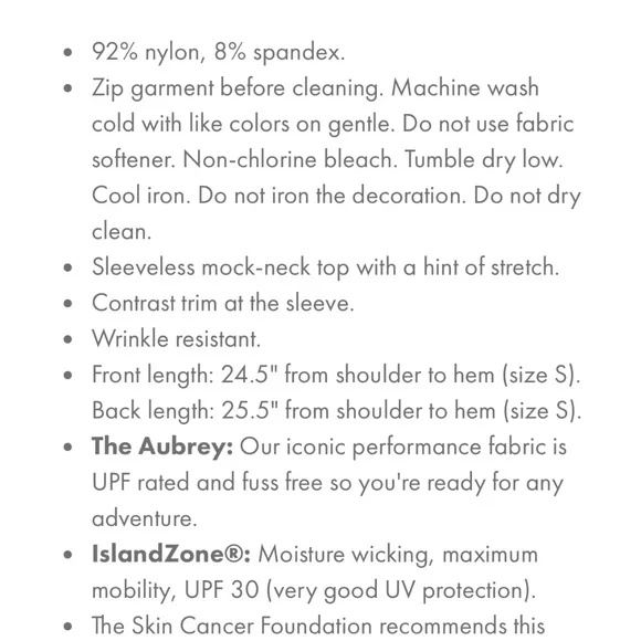 TOMMY BAHAMA Women’s Island Zone Aubrey Seaside Brights Mock  Top Size L NWT - Picture 14 of 14